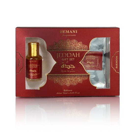 Jeddah Gift Set 2in1 - Attar & Bakhoor