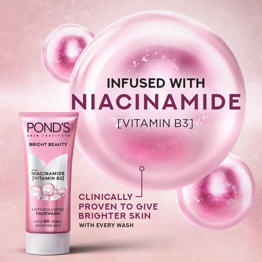 PONDs Bright Beauty Anti-Dullness Niacinamide Facewash - 50g