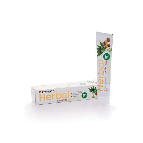 Pierre Cardin Paris Herbal Toothpaste with Aloe Vera & Miswak & Tea Tree