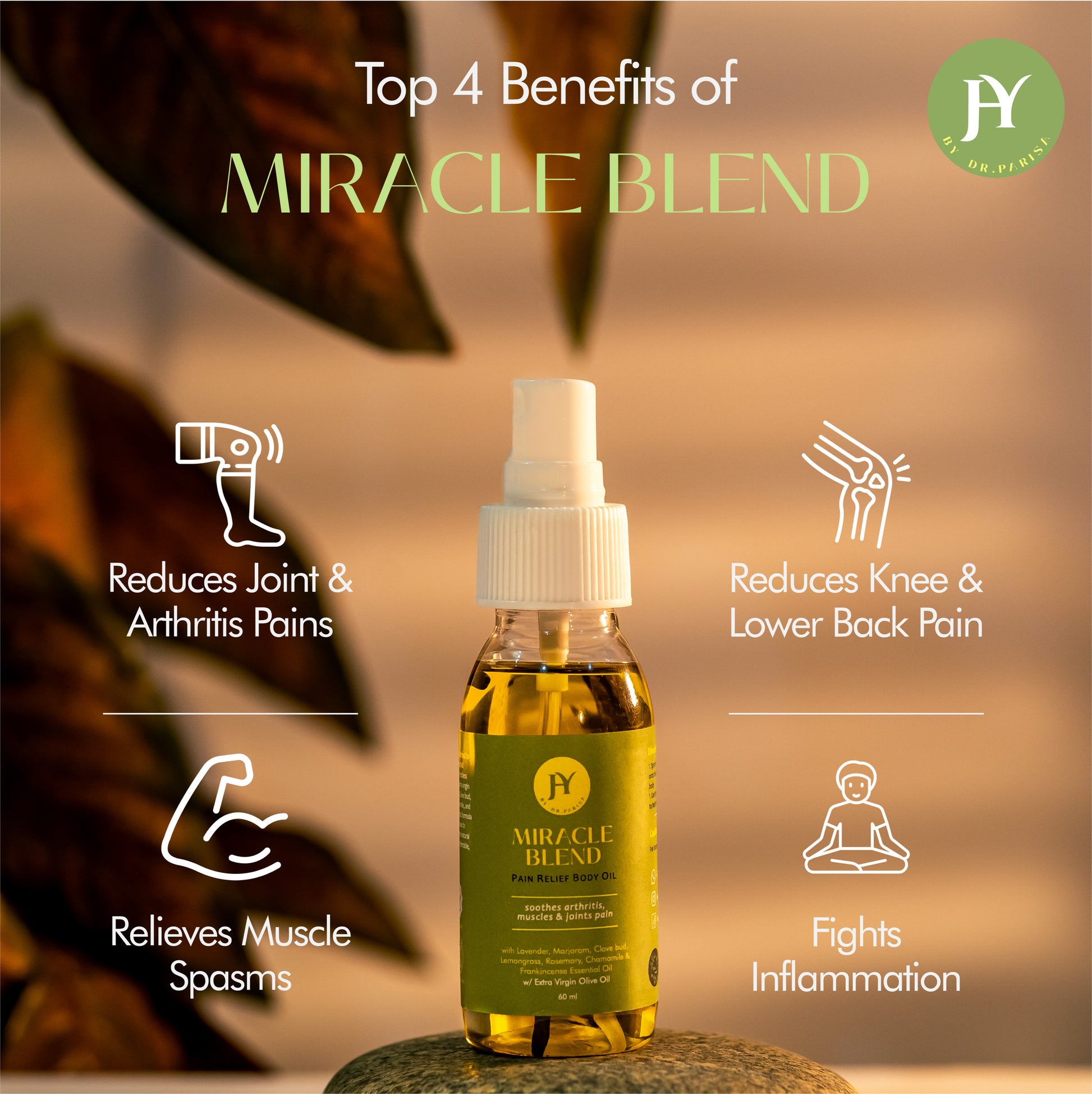 Miracle Blend
Pain Relief Oil