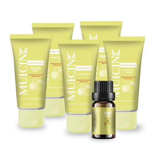 Muicin Citron Niacin Glow Blow Facial Kit 6 Steps