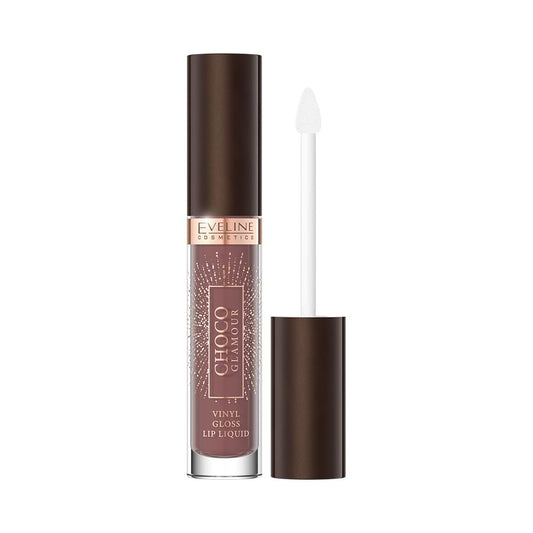 Eveline Choco Glamour Vinyl Gloss Lip Liquid Lipstick Shade 02