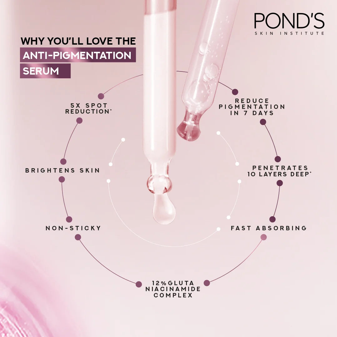 Ponds Bright Beauty Serum 12% Gluta-Niacinamide - 30ml