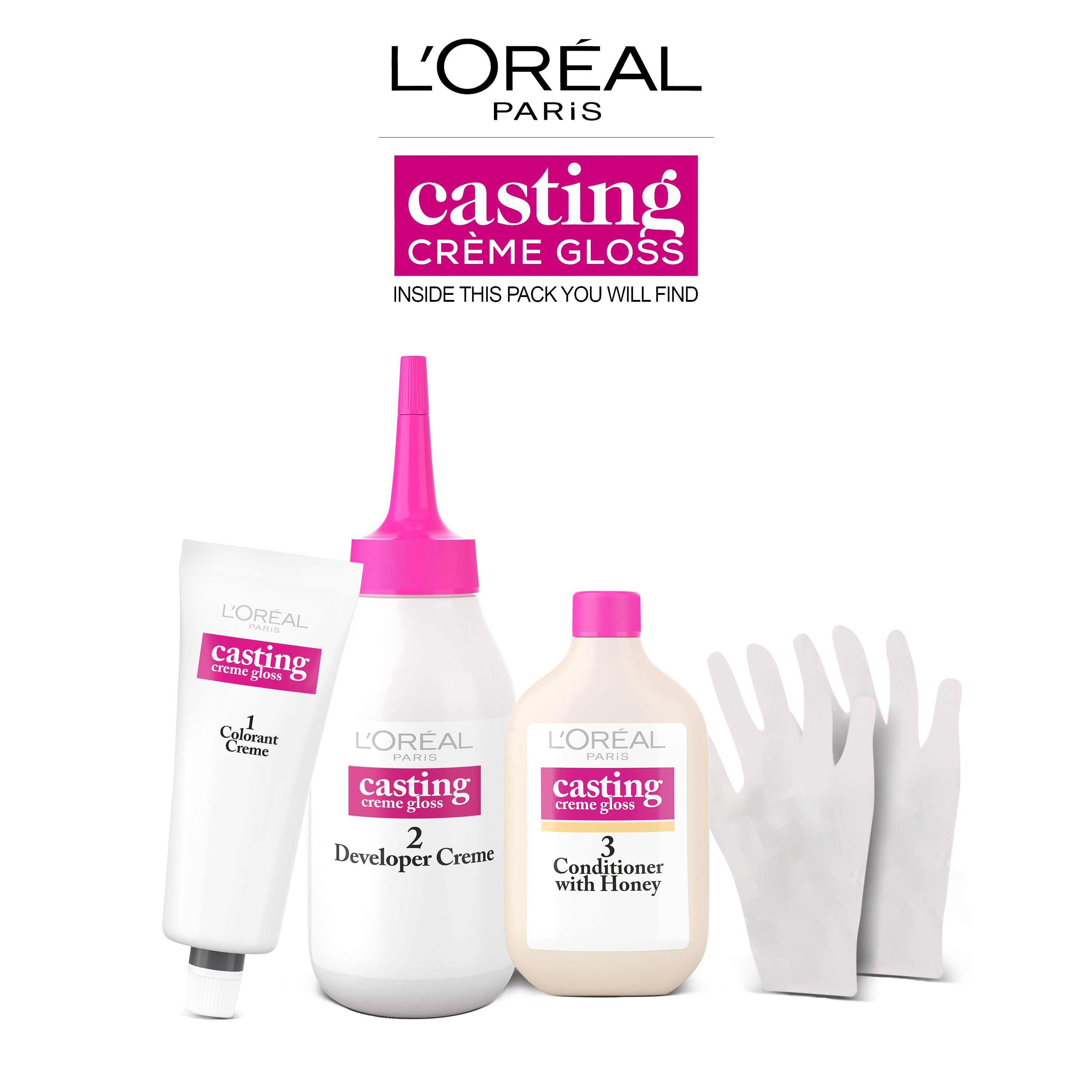 LOreal Paris Casting Creme Gloss - 500 Light Brown Hair Color