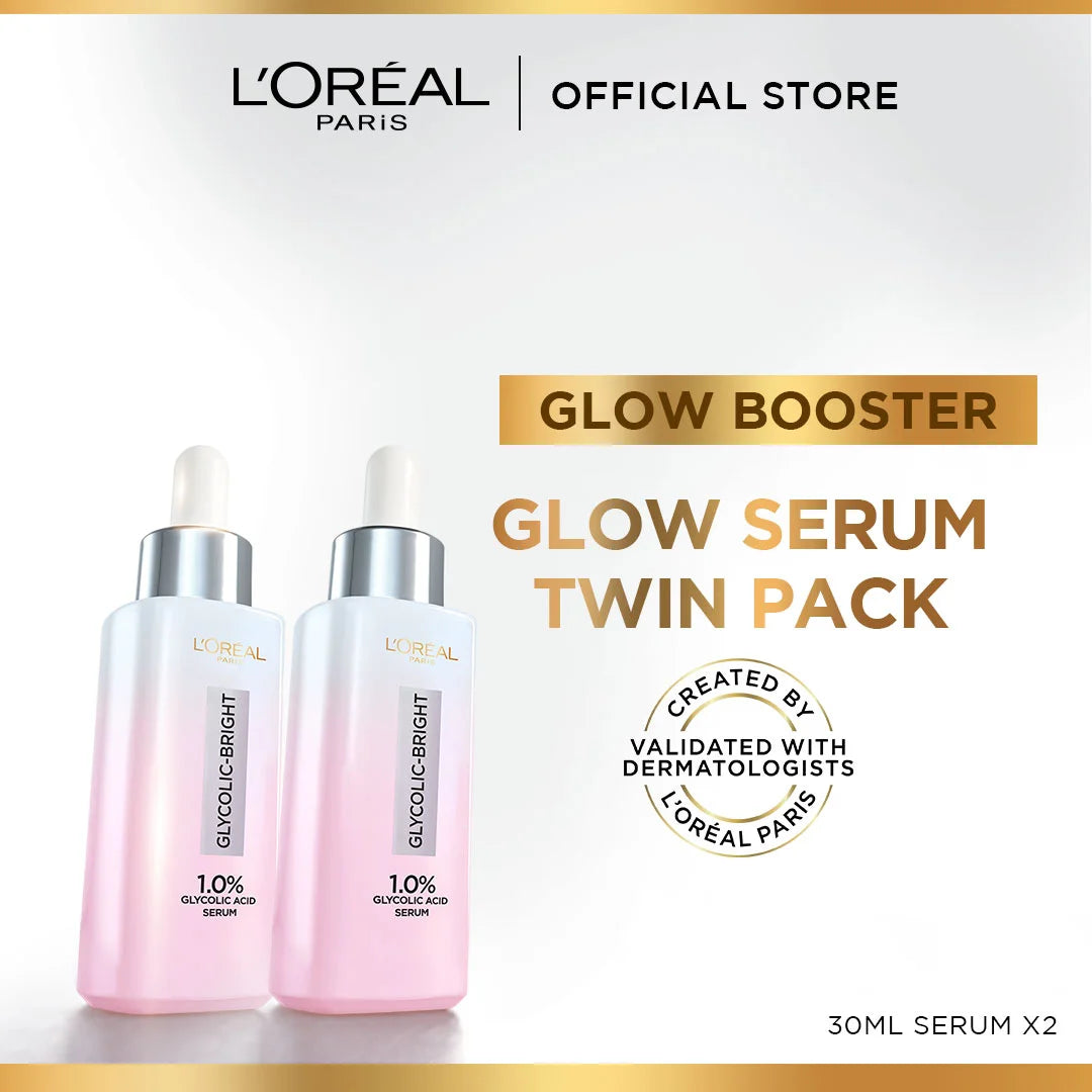 Loreal Paris Glow Serum Twin Pack 30ml