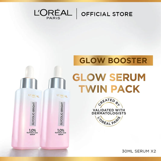 Loreal Paris Glow Serum Twin Pack 30ml