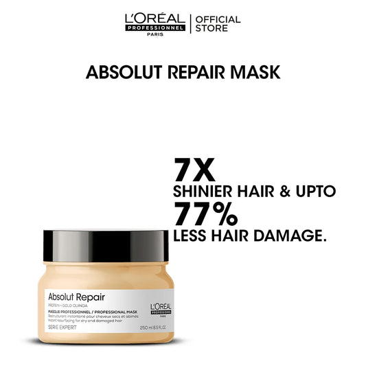 Loreal Professionnel Serie Expert Absolut Repair Mask - 250ml - For Dry And Damaged Hair