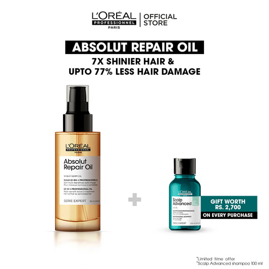 Loreal Professionnel Serie Expert Absolut Repair Oil Leave In Treatment Bundle Deal