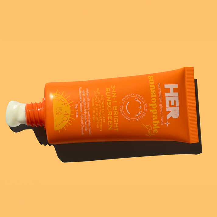 HerBeauty 3 in 1 Bright Sunscreen (SPF 40 +++) - 50g