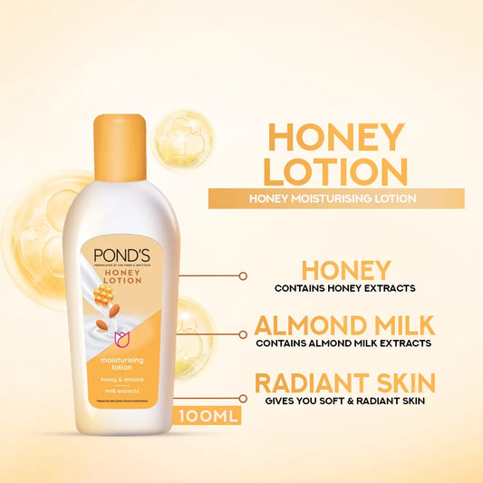 Ponds Honey & Almond Lotion - 65ML