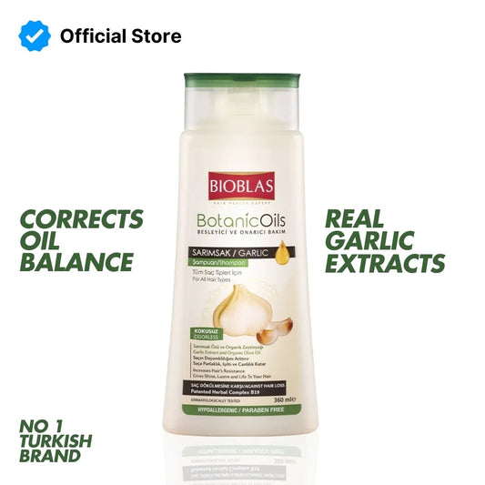 Bioblas Garlic Shampoo - 360ml