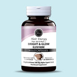 Hair Energy 100 Organic Aloevera GelGlutathione H Glo Capsules Skin Brightening & Whitening Supplements