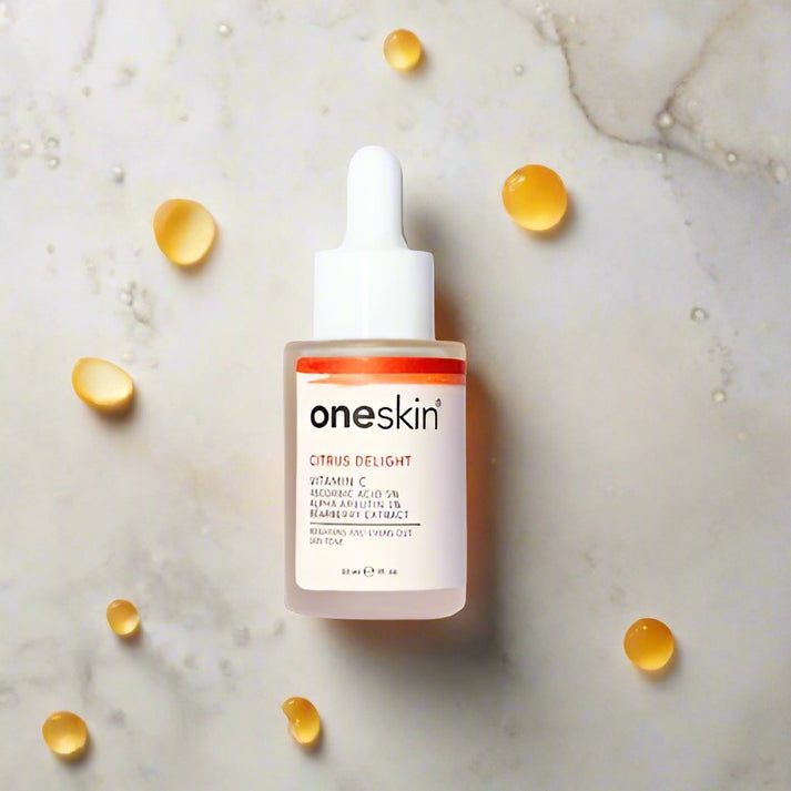 Oneskin Citrus Delight - Vitamin C 5%, Alpha Arbutin 1%. Bearberry - 30ml