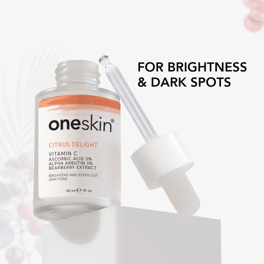 Oneskin Citrus Delight - Vitamin C 5%, Alpha Arbutin 1%. Bearberry - 30ml