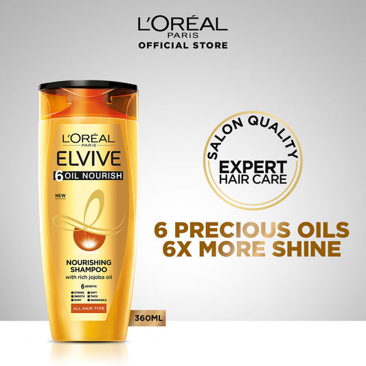 L'Oreal Paris Elvive 6 Oil Nourish Shampoo 360 ml