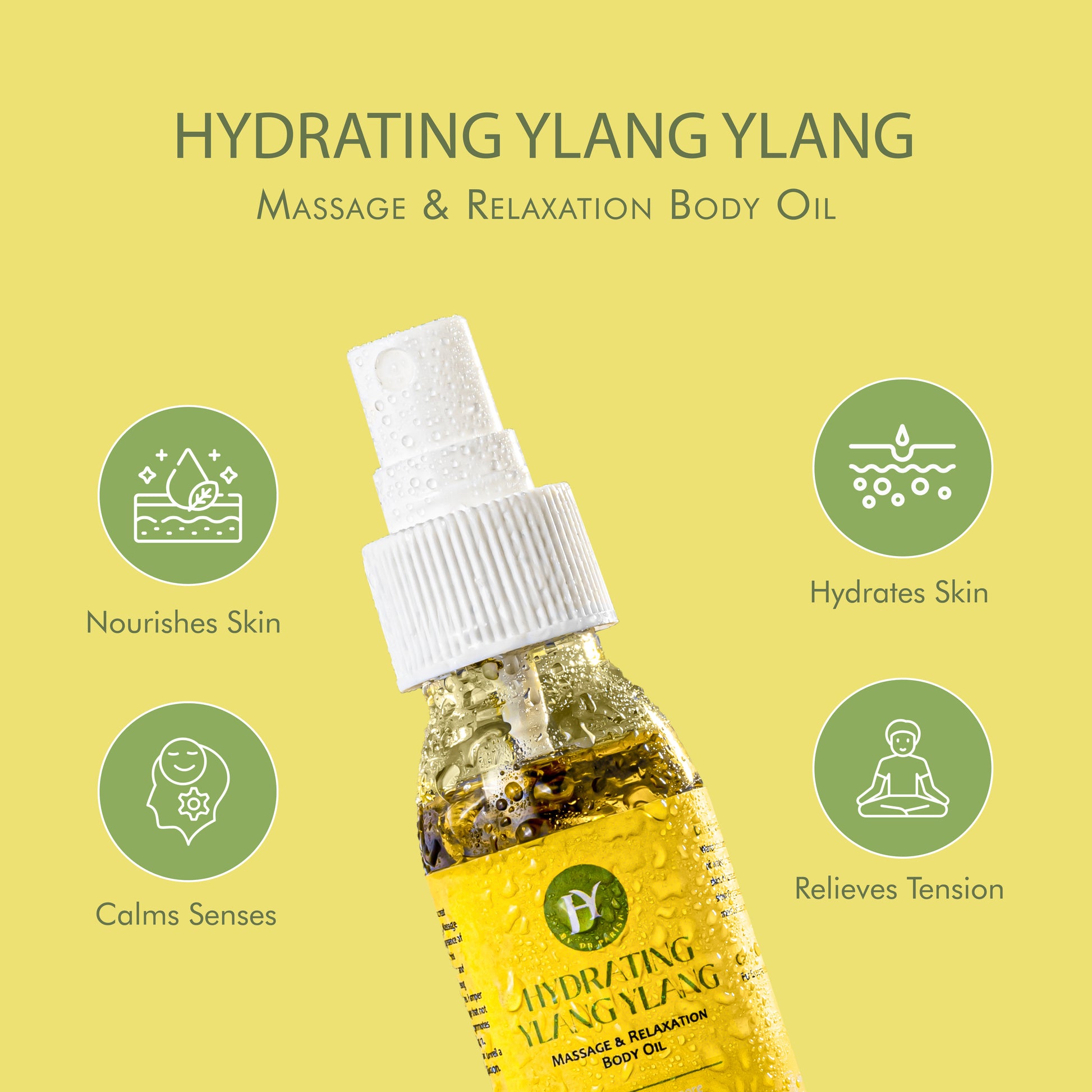 Hydrating Ylang Ylang
Massage & Relaxation Body Oil