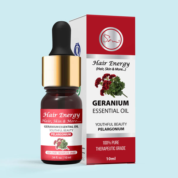 Hair Energy 100 Organic Aloevera GelGeranium Essential Oil Pelargonium Graveolens