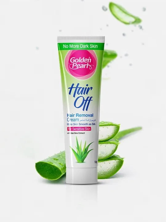 Golden Pearl Hair Off - Hair Removal Cream - Aloe Vera 100gm