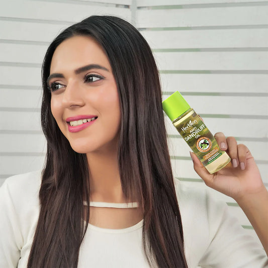Herbion Naturals Anti Dandruff Hair Oil 120ml - Pure Cold Pressed Oil - Enriched with Jojoba Oil