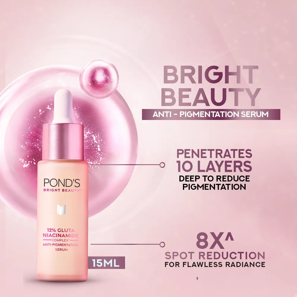 Ponds Bright Beauty Serum 12% Gluta-Niacinamide -15ml