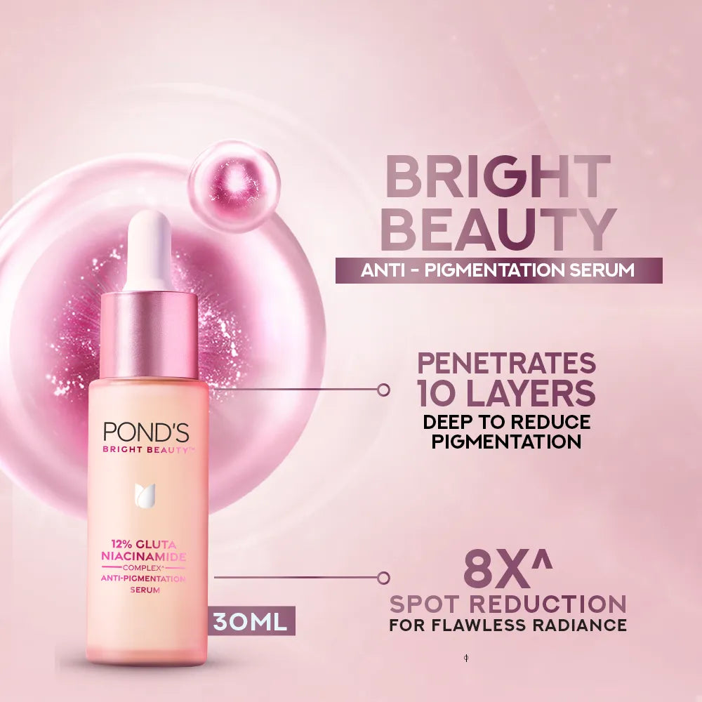 Ponds Bright Beauty Serum 12% Gluta-Niacinamide - 30ml