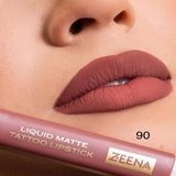 Zeena Liquid Matte Tattoo Lipstick