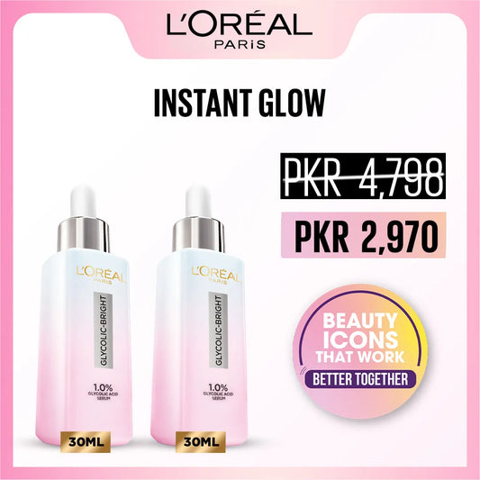 Loreal Paris Glow Serum Twin Pack 30ml
