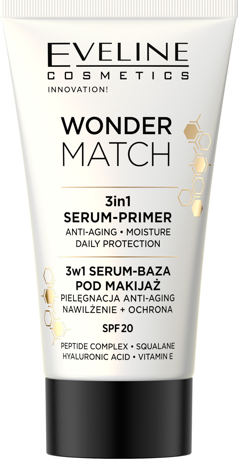 Eveline Wonder Match SPF 20 Serum-Makeup Base 3in1 (30ml)