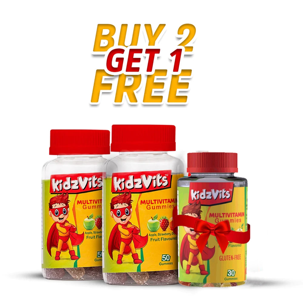 Buy 2 Get 1 Free - Kidzvits Multivitamin Gummies and Get Free 30 gummies