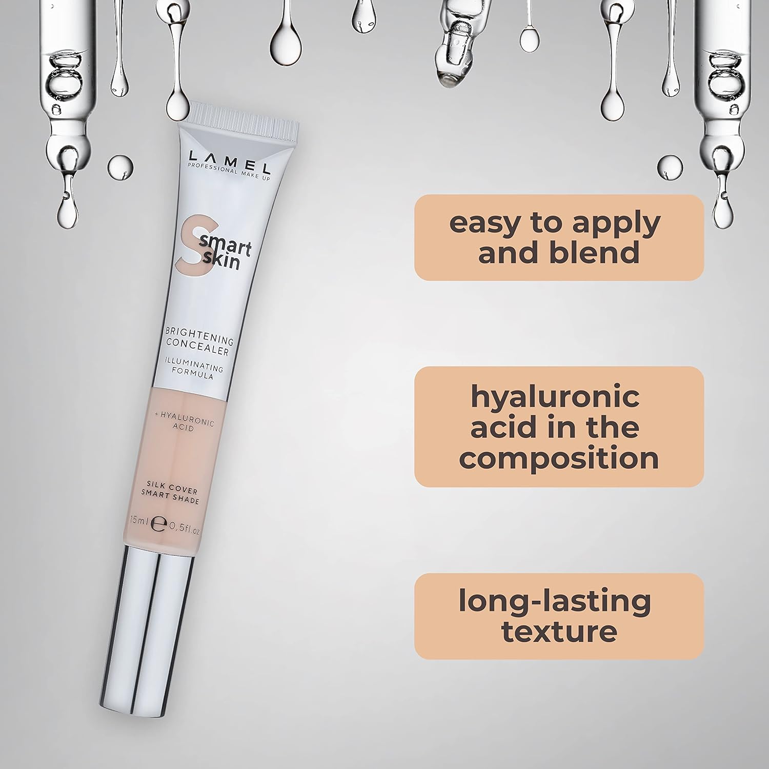 LAMEL Smart Skin Brightening Concealer 402 Natural Beige