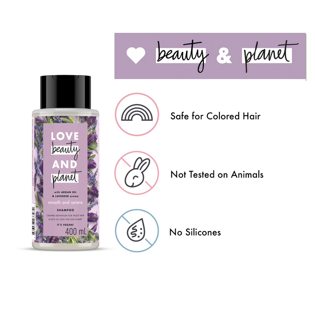 Love Beauty and Planet - Smooth & Serene Shampoo 400ML