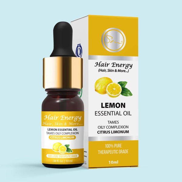 Hair Energy 100 Organic Aloevera GelLemon Essential Oil Citrus X Limon