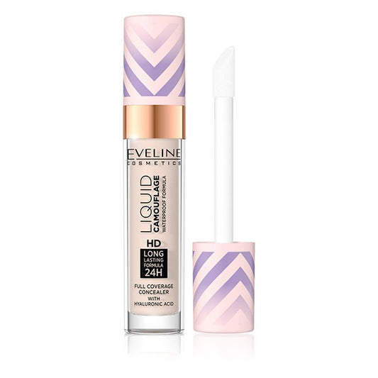 Eveline Liquid Camouflage Concealer Waterproof 01 Light Porcelain