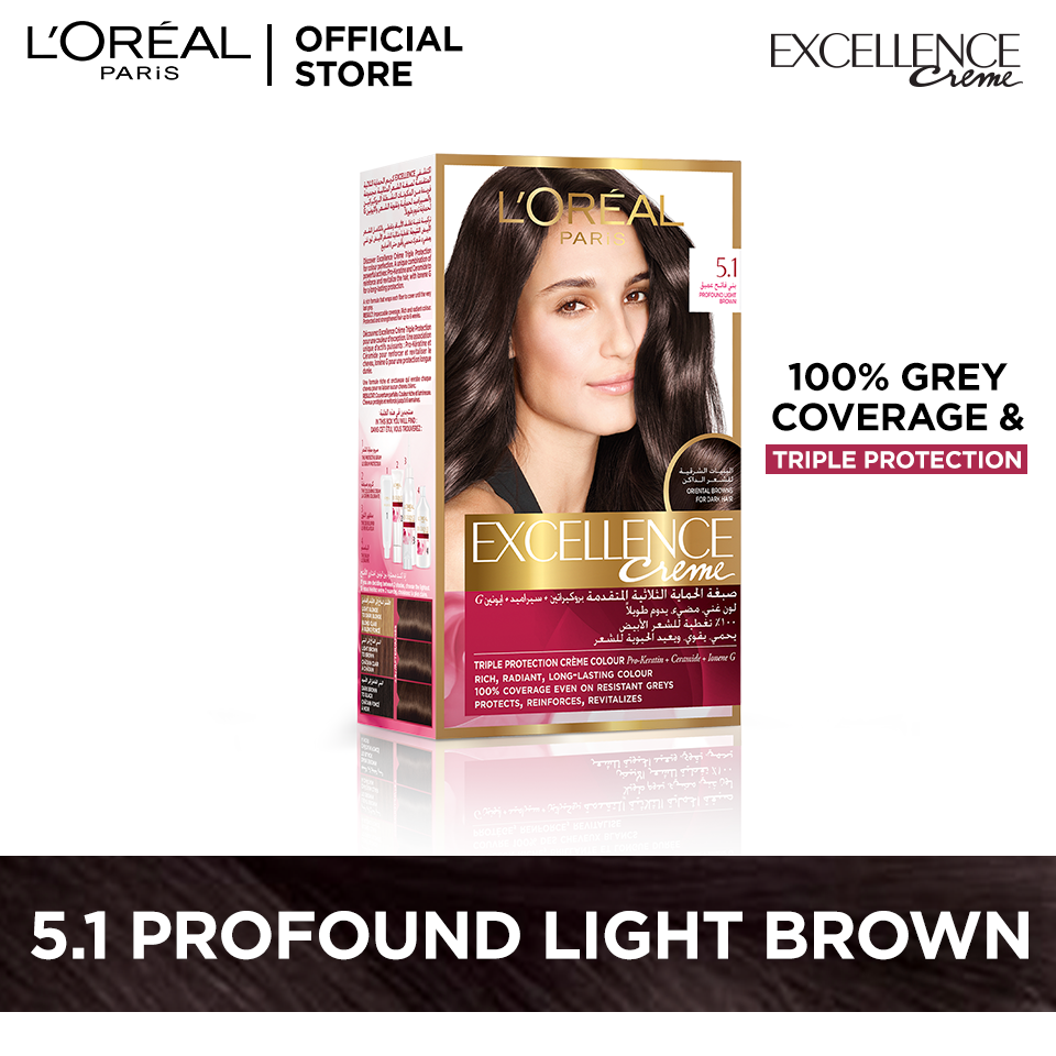 LOreal Paris Excellence Creme Hair Color -  5.1 Ch Cl