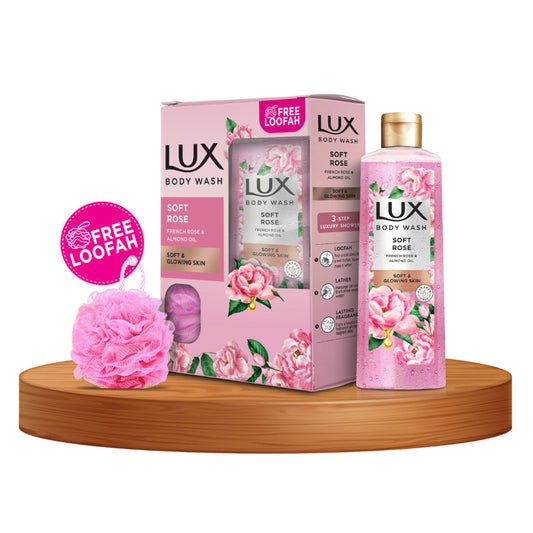 LUX BODY WASH ROSE BOX 520ML