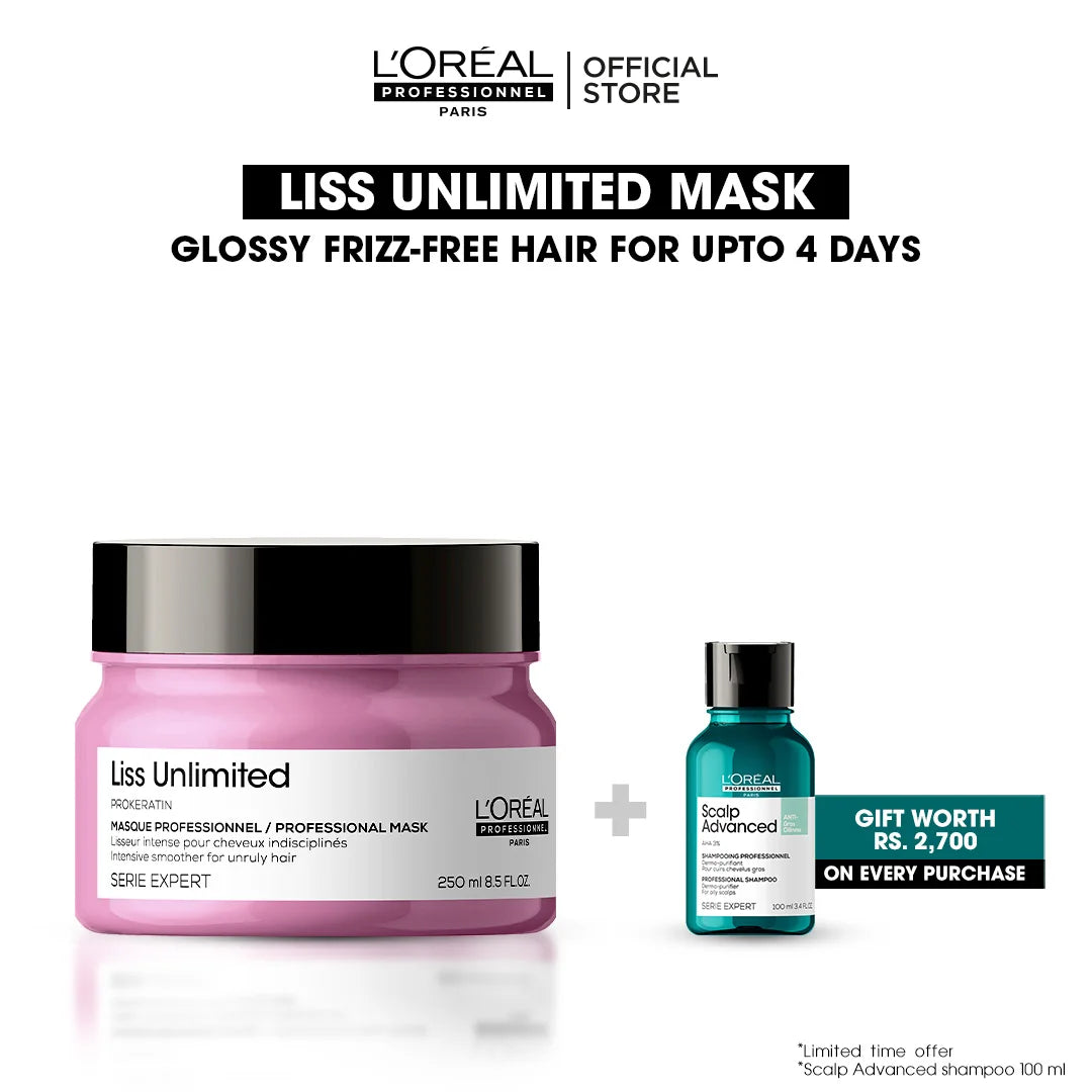 Loreal Professionnel Serie Expert Liss Unlimited Mask Bundle Deal