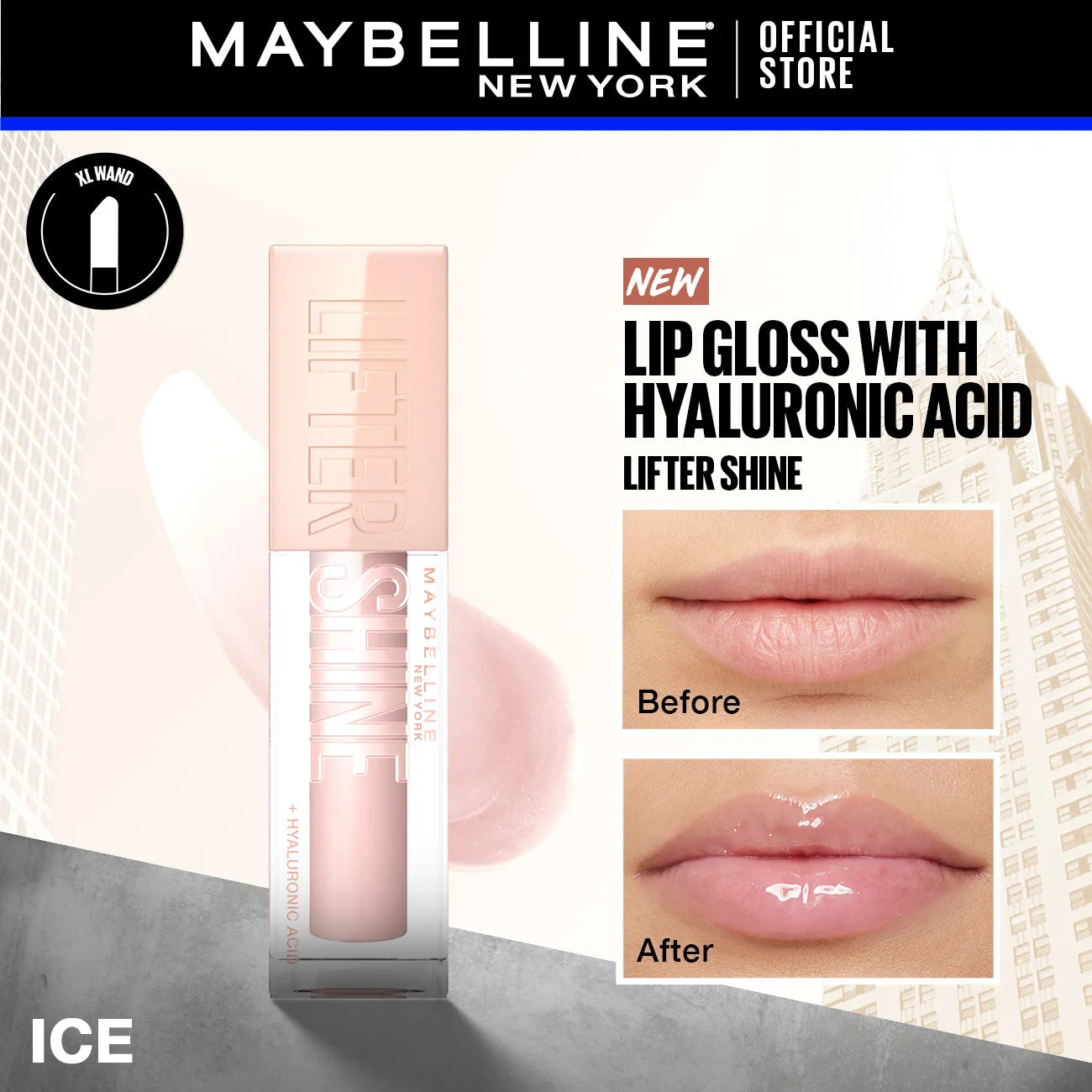 Maybelline Hydrating Lip Lifter Gloss WIth Hyaluronic Acid
