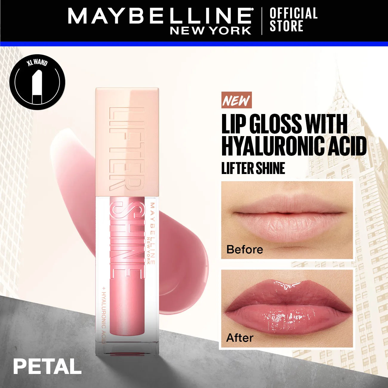 Maybelline Hydrating Lip Lifter Gloss WIth Hyaluronic Acid