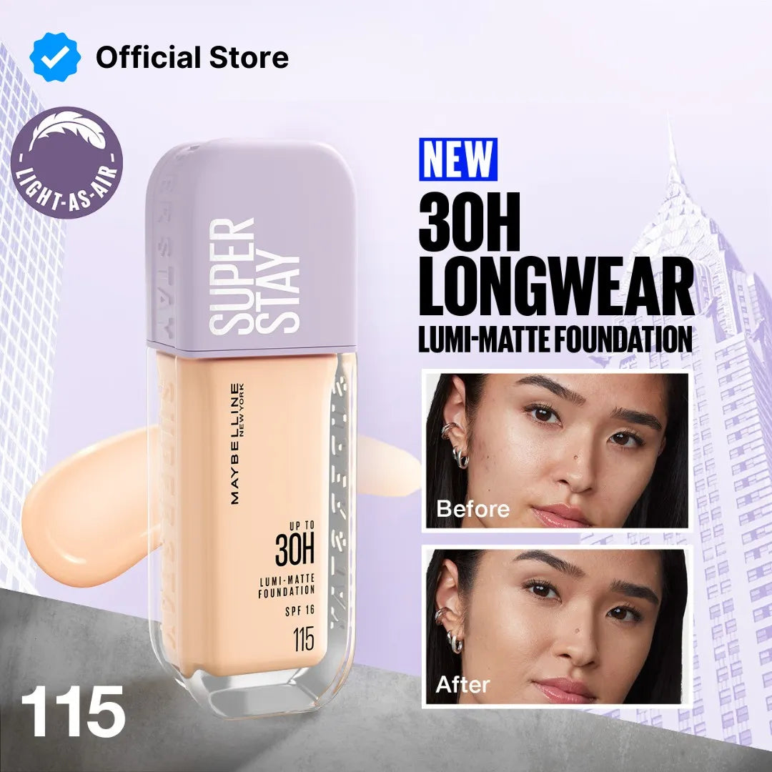 Maybelline Super Stay Lumi Matte Foundation | Upto 30h Coverage