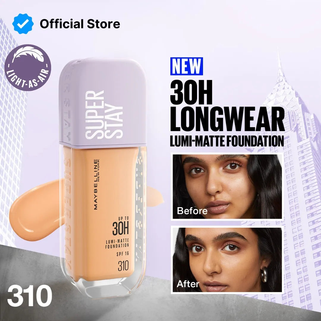 Maybelline Super Stay Lumi Matte Foundation | Upto 30h Coverage