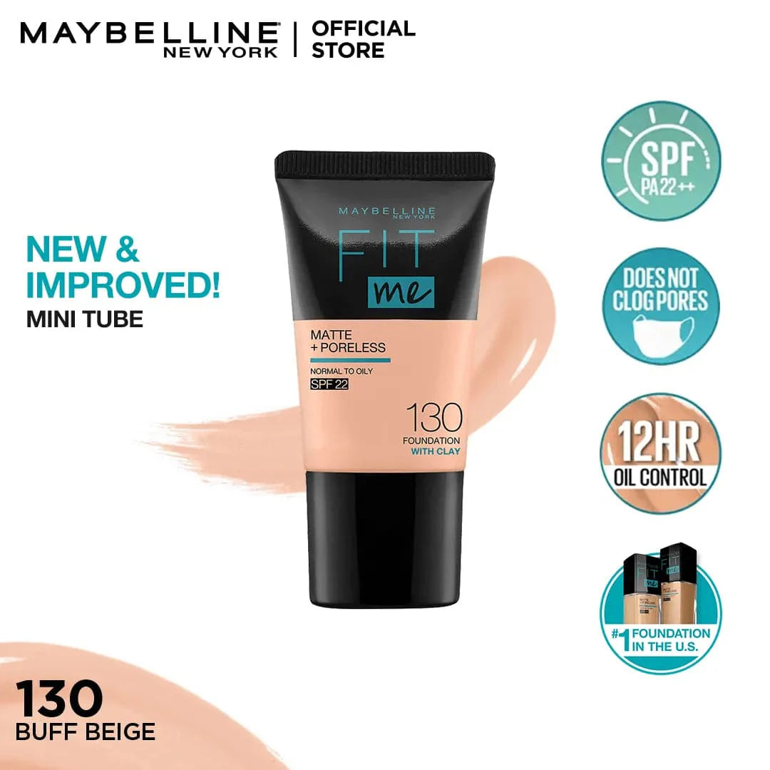 Maybelline New York Fit Me Matte & Poreless Foundation - 18ml