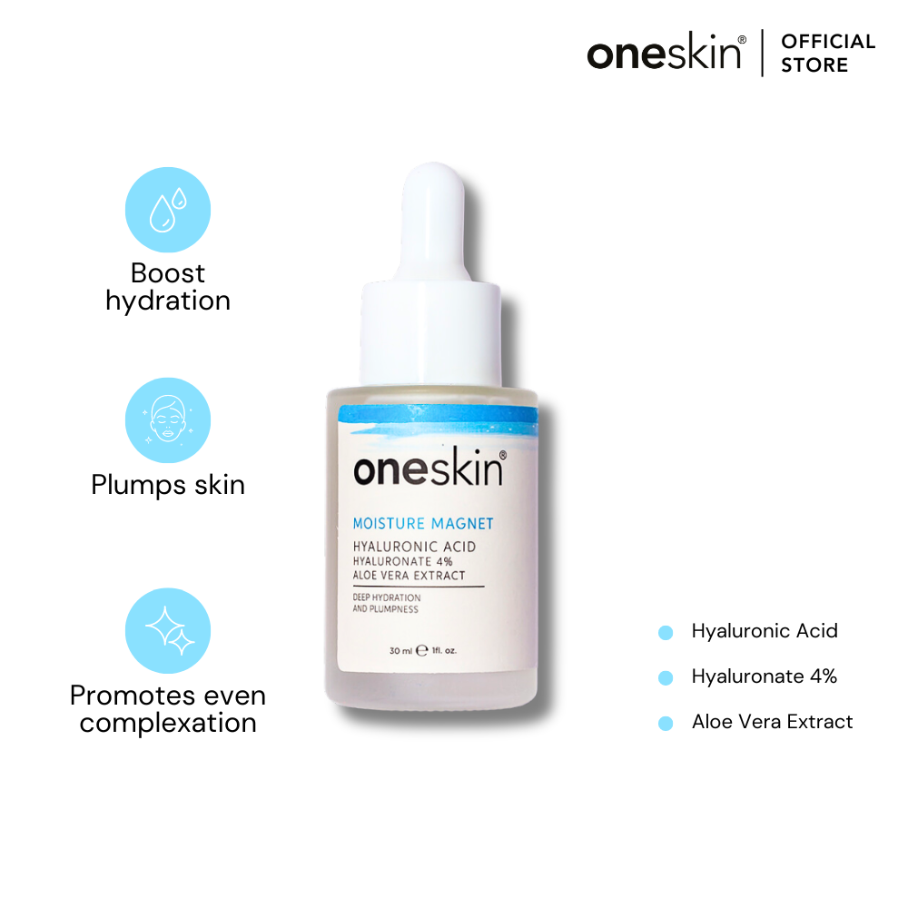 Moisture Magnet - Hyaluronic Acid 4%, Aloe Vera Extract - 30ml - Premium Serums from Oneskin - Just Rs 1500! Shop now at Cozmetica