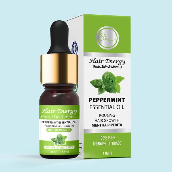 Hair Energy 100 Organic Aloevera GelPeppermint Essential Oil Mentha X Piperita