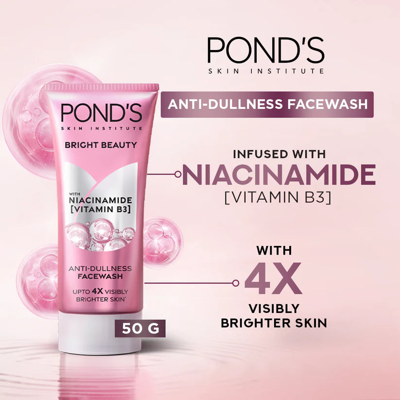 Ponds Bright Beauty Face Wash Niacinamide B3 - 50G