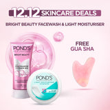 Bundle Bright Beauty Facewash & Light Moisturiser and Get Free Gua Sha