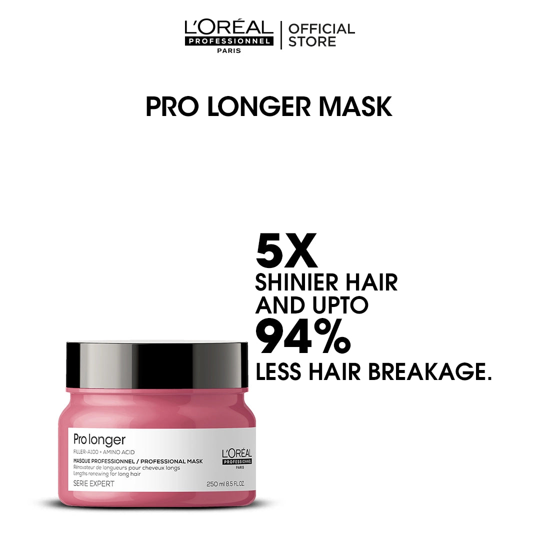 Loreal Professionnel Serie Expert Pro Longer Mask With Filler-A100 And Amino Acid - 250ml - For Long Hair With Thinned Ends