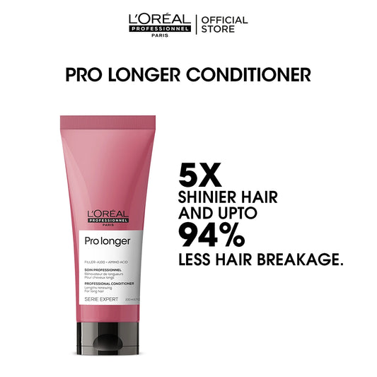 Loreal Professionnel Serie Expert Pro Longer Conditioner With Filler-A100 And Amino Acid - 200ml - For Long Hair With Thinned Ends (6119)