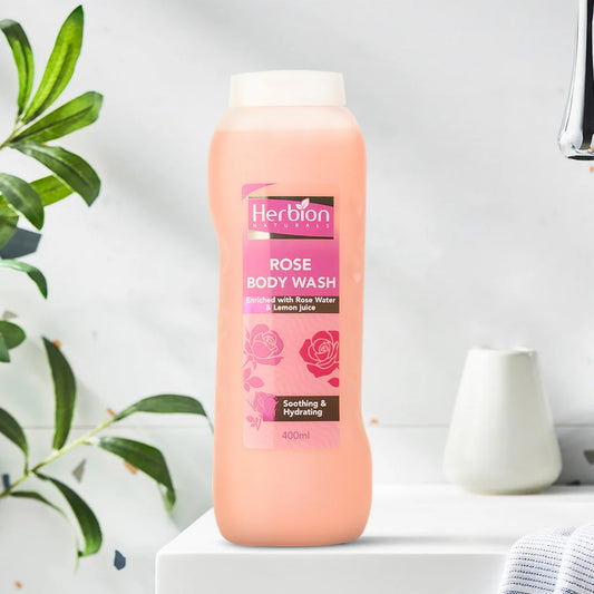 Herbion Rose  Body Wash 400ml