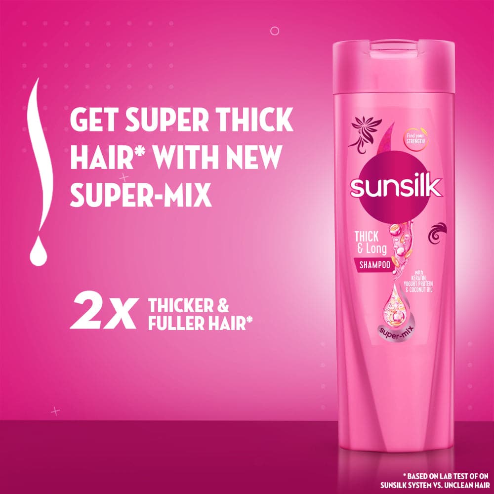 Sunsilk Thick & Long Shampoo - 360ML