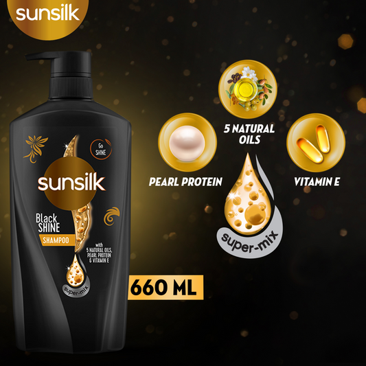 Sunsilk Black Shine Shampoo - 660ML